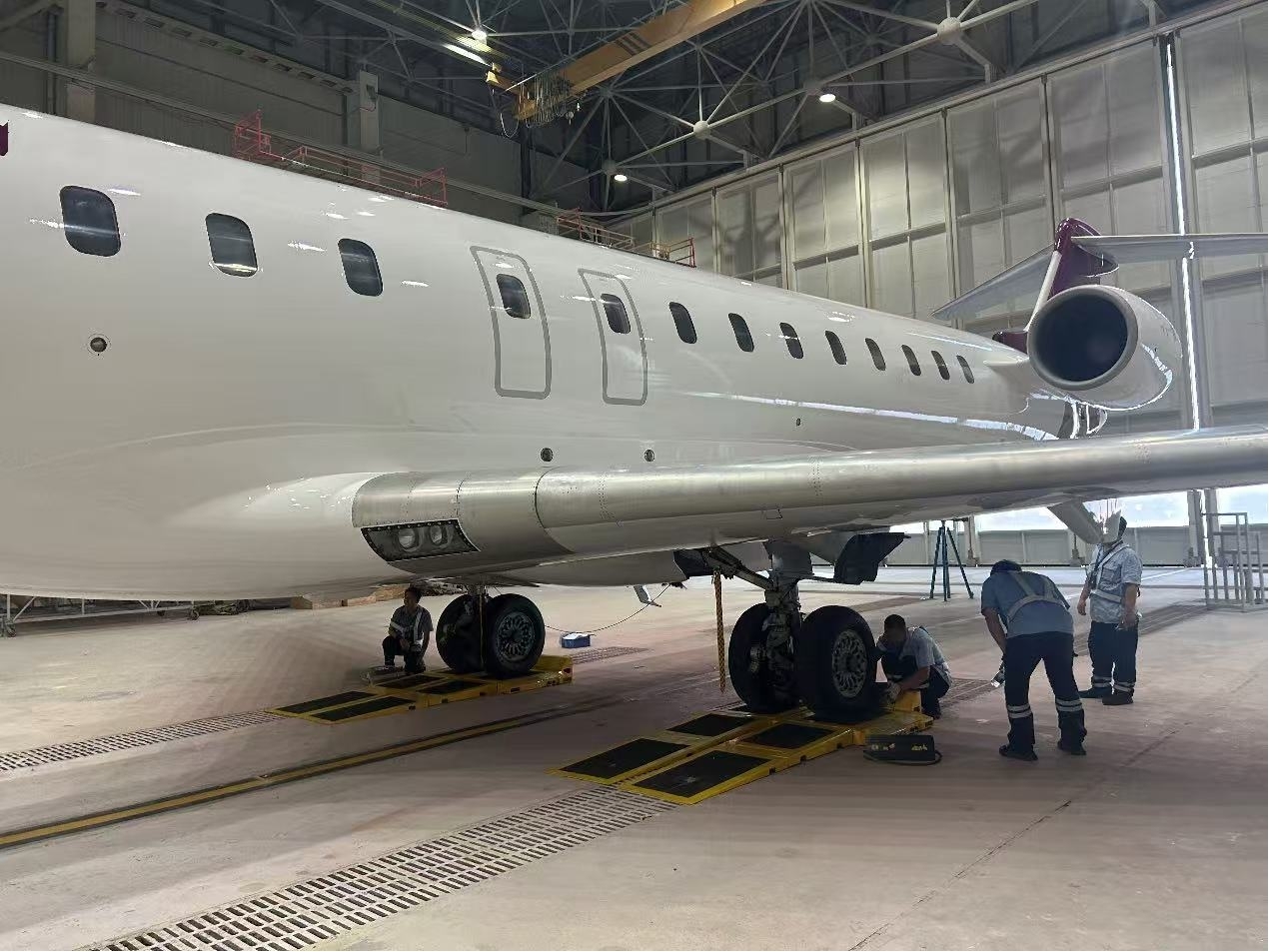 【提质增效】CRJ900平台称重验证成功，解决卡脖子难题2.jpg